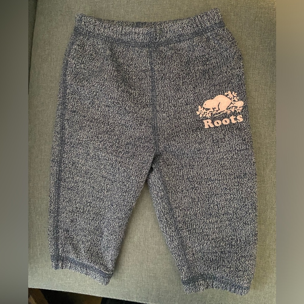 Baby girl Roots joggers